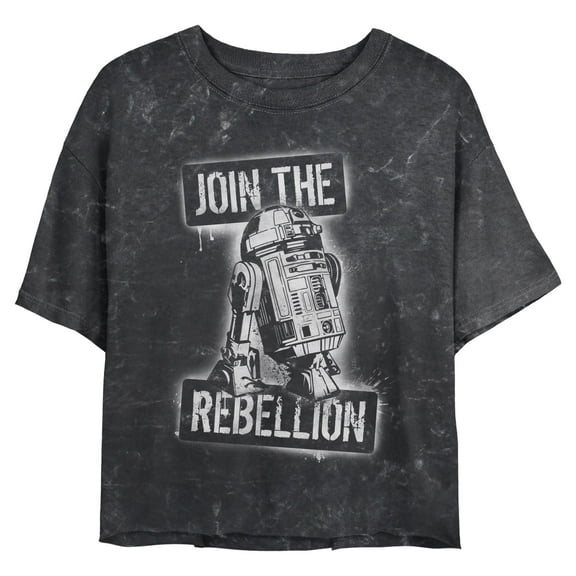 Juniors Star Wars Join The Rebellion R2 T Shirt