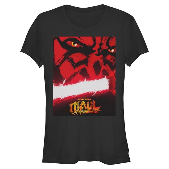 Juniors Star Wars: Maul – Shadow Lord Sith Lord Classic Poster T Shirt