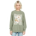 thumbnail image 1 of Juniors' Stone Magic Fleece Boyfriend Graphic Sweatshirt Light Army XXL, 1 of 1