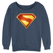 Juniors Superman Classic Letter Logo Sweatshirt