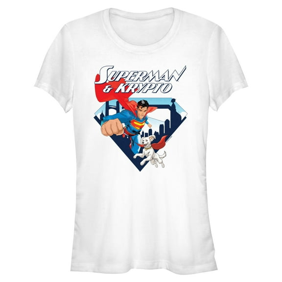 Juniors Superman Krypto Team T Shirt