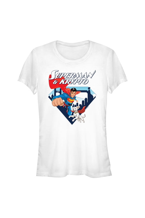 Juniors Superman Krypto Team T Shirt