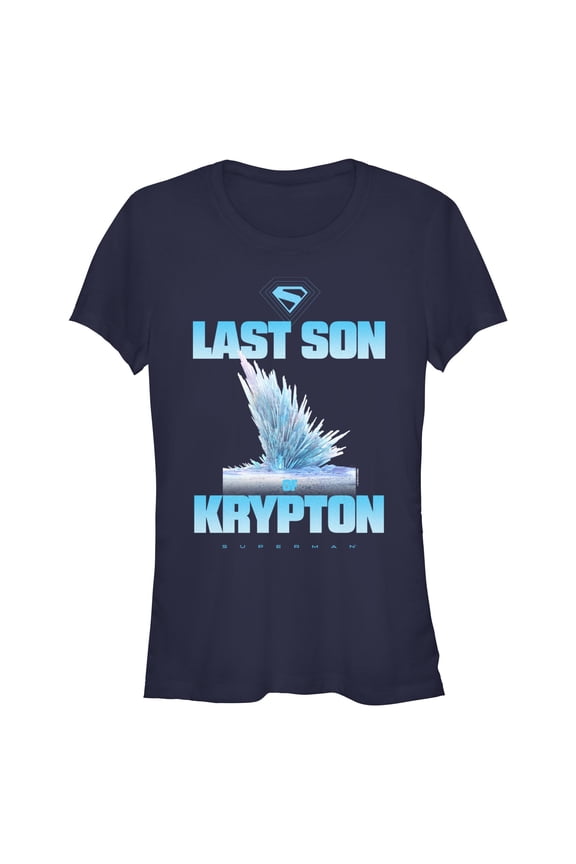 Juniors Superman Krypton Fortress of Solitude T Shirt
