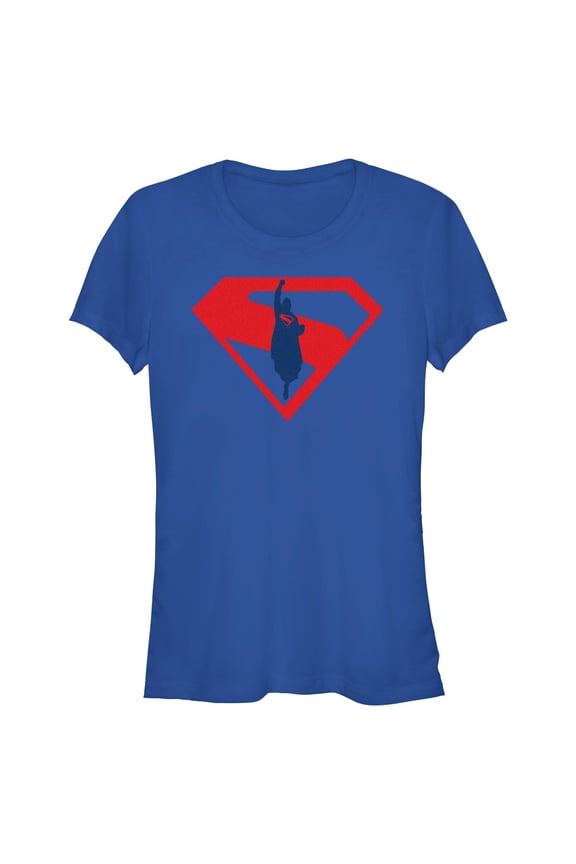 Juniors Superman Proud Red Logo T Shirt