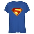 thumbnail image 1 of Juniors Superman Shiny Logo T Shirt, 1 of 2