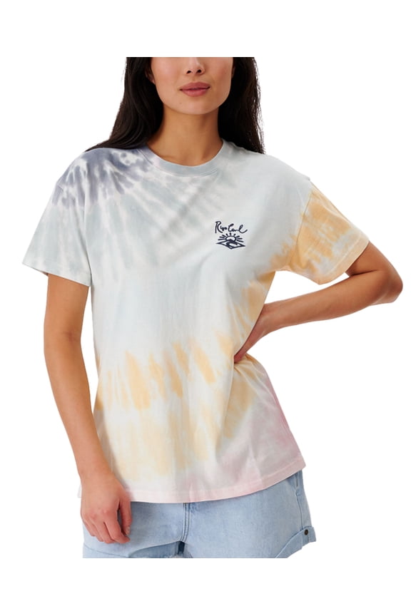Juniors' Surf Trip Oversized T-Shirt Multi L