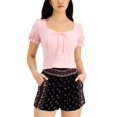 thumbnail image 1 of Juniors' Sweetheart Corset Top Pink XL, 1 of 1