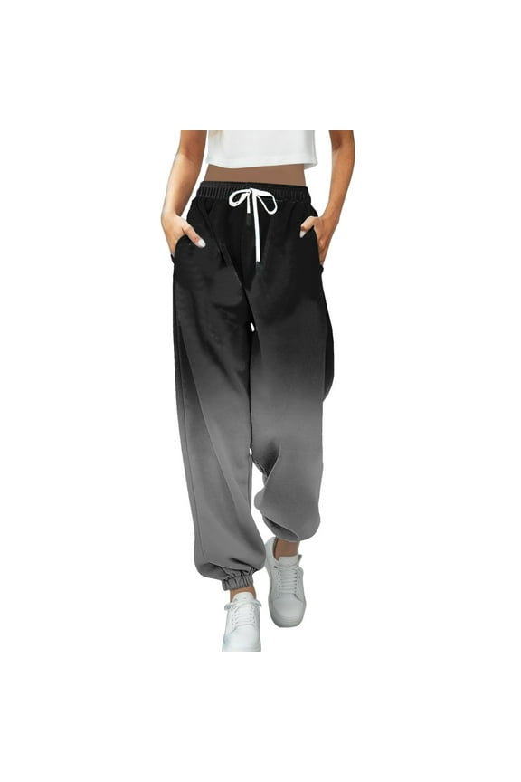 Juniors Teen Girls Joggers Clearance Comfortable Grey Sweat Pants Active Elastic Waist Comfy Lounge Pants Joggers Workout Casual