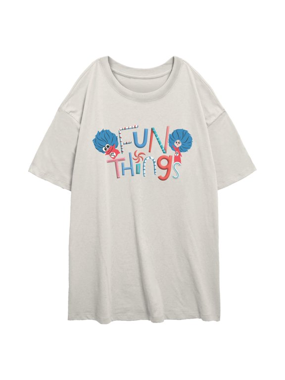 Juniors The Cat in the Hat Fun Things T Shirt