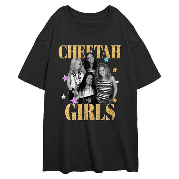 Juniors The Cheetah Girls Color Stars Group Shot T Shirt