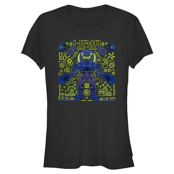 Juniors The Electric State Herman Construction Bot T Shirt