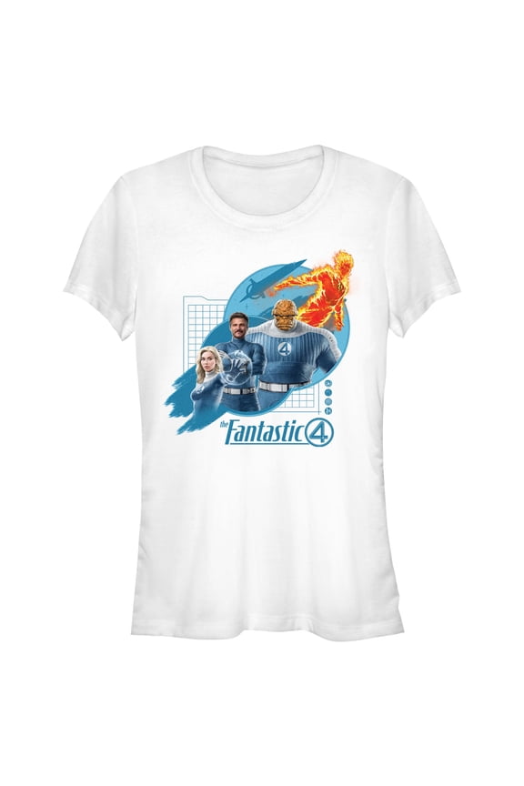 Juniors The Fantastic Four: First Steps Classic Team T Shirt