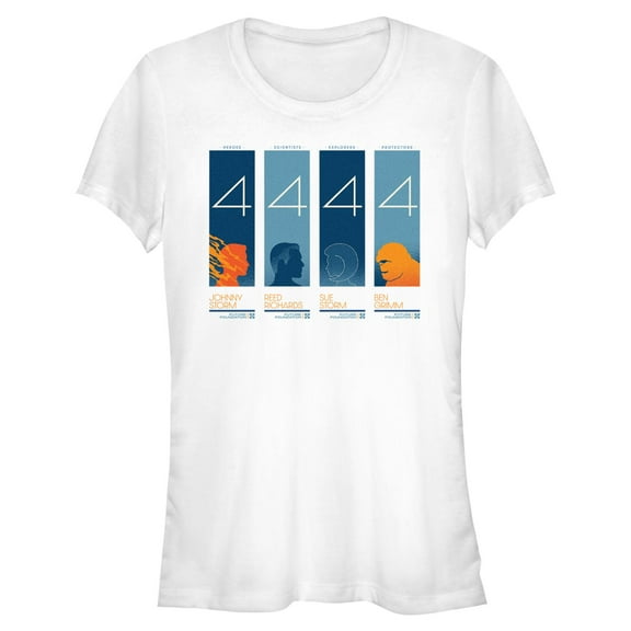 Juniors The Fantastic Four: First Steps Future Foundation Panels T Shirt