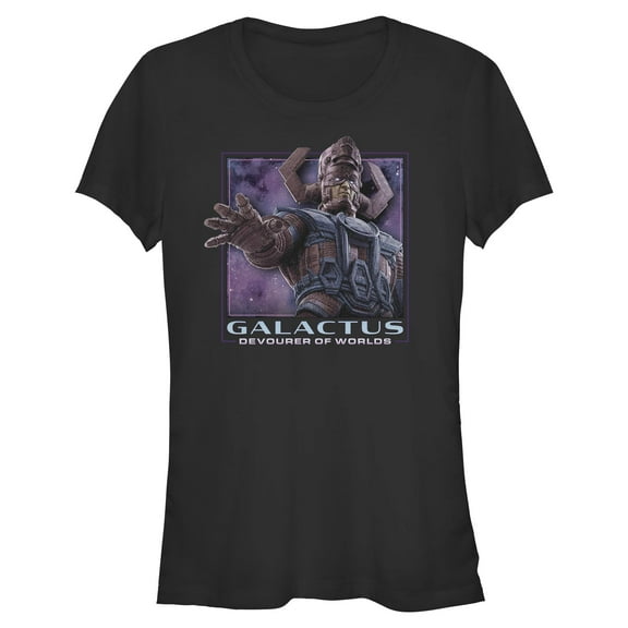 Juniors The Fantastic Four: First Steps Galactus Devourer of Worlds Portrait T Shirt