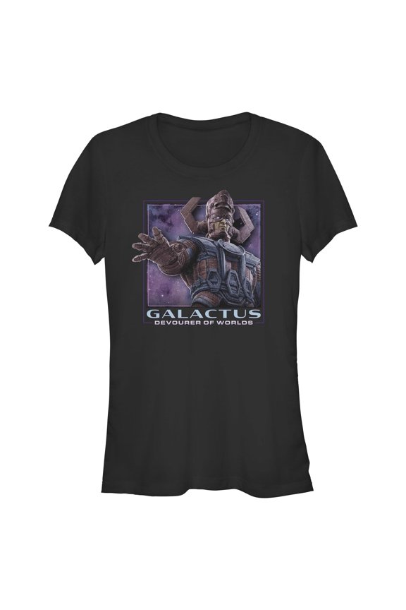 Juniors The Fantastic Four: First Steps Galactus Devourer of Worlds Portrait T Shirt