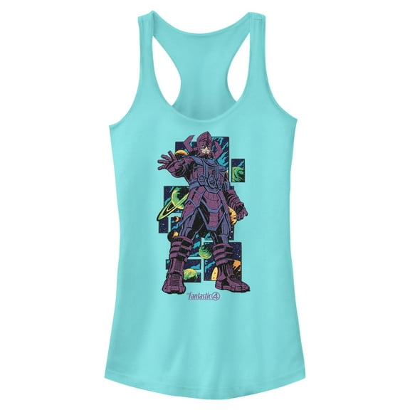 Juniors The Fantastic Four: First Steps Galactus Pose Racerback Tank