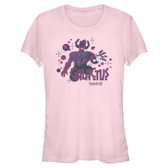 Juniors The Fantastic Four: First Steps Galactus Retro World T Shirt