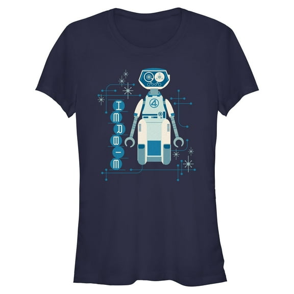 Juniors The Fantastic Four: First Steps Herbie Robot T Shirt