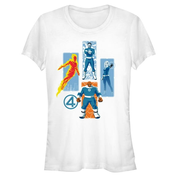 Juniors The Fantastic Four: First Steps Hero Pose T Shirt