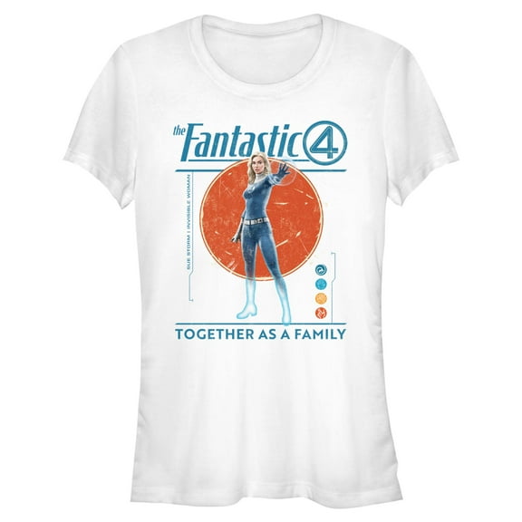 Juniors The Fantastic Four: First Steps Invisible Woman Family T Shirt