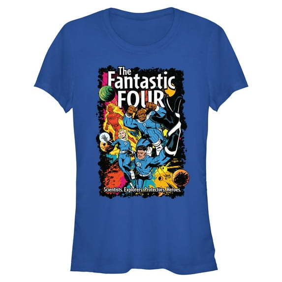 Juniors The Fantastic Four: First Steps Scientist And Explorers Cover T Shirt
