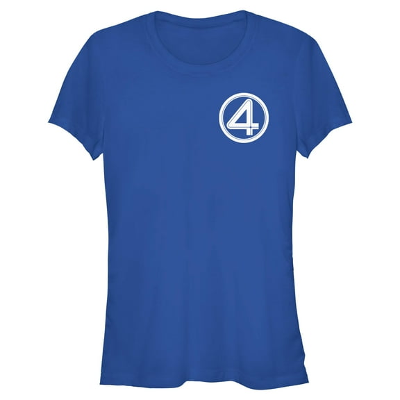 Juniors The Fantastic Four: First Steps Small Retro Logo T Shirt
