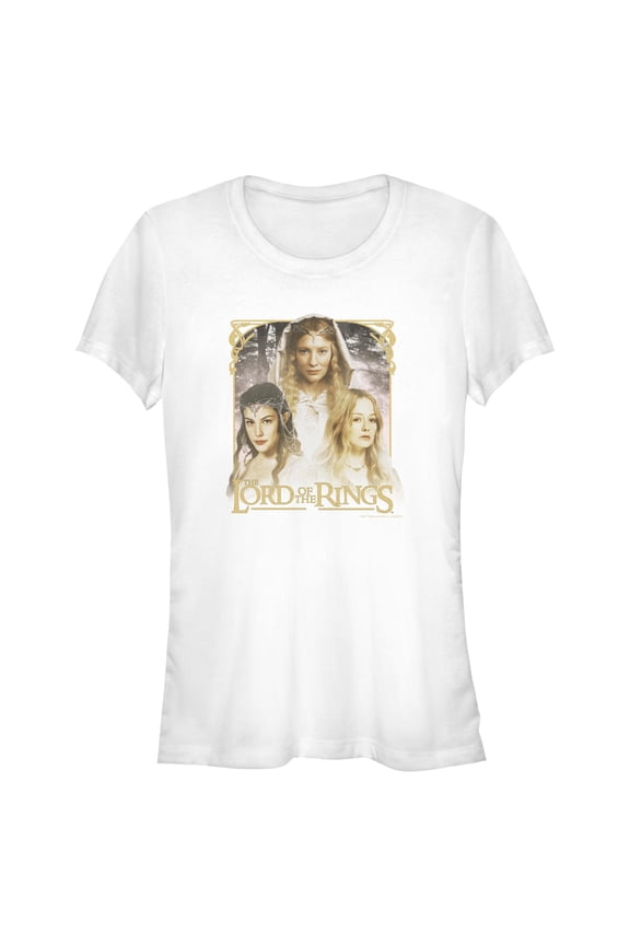 Juniors The Lord of the Rings Ladies of Middle Earth T Shirt