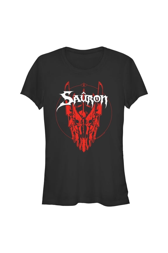 Juniors The Lord of the Rings Sauron Red Head T Shirt