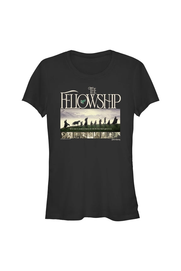 Juniors The Lord of the Rings The Fellowship Scene T Shirt