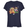 thumbnail image 1 of Juniors The Super Mario Galaxy Movie Bowser Dad and Son Bonding T Shirt, 1 of 5