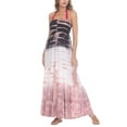 thumbnail image 1 of Raviya Women's Cover-Up Maxi Dress Black/Ivory Tie Dye M New, 1 of 3