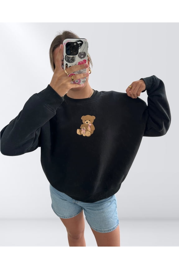 - Women's Tiny Teddy Moments Crewneck Sweatshirt