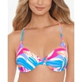thumbnail image 1 of Juniors' Tropical Breeze Underwire Bikini Top Multi S, 1 of 3