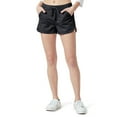 thumbnail image 1 of Juniors' Unionbay Maribeth Sateen Shorts Color: Black Size: SMALL, 1 of 5