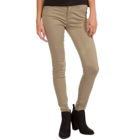 Juniors' Unionbay Uniform Karma Skinny Pants Color: Beige Size: 0