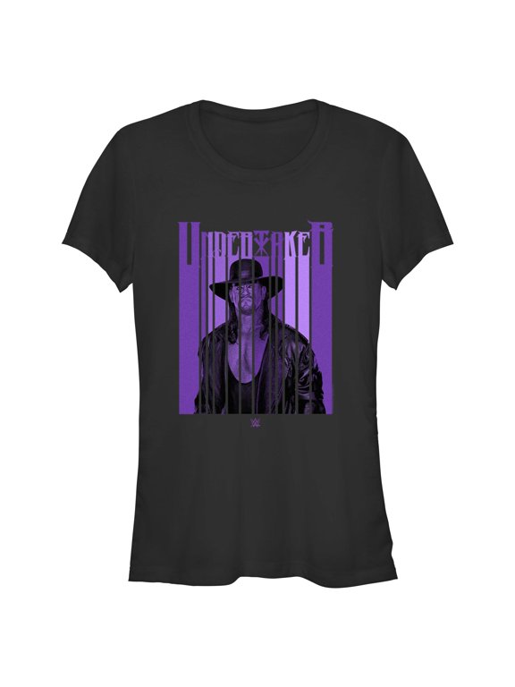 Juniors WWE Undertaker Logo Lines T Shirt