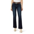 thumbnail image 1 of Juniors' WallFlower Luscious Curvy Insta Stretch Mid Rise Bootcut Jeans Color: Devan Size: 7, 1 of 4