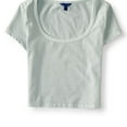 thumbnail image 1 of Juniors Washed Bodycon Basic T-Shirt, 1 of 1