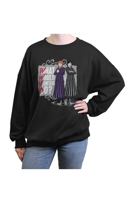 Juniors Wednesday Agnes DeMille What Would You Do Quote Sweatshirt