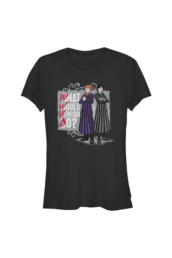 Juniors Wednesday Agnes What Would You Do T Shirt