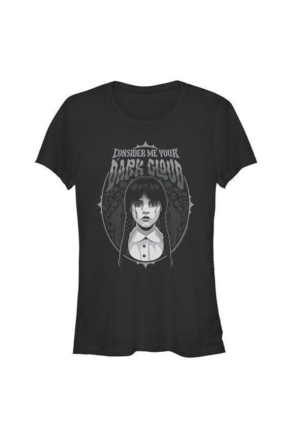 Juniors Wednesday Consider Me Your Dark Cloud T Shirt
