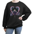thumbnail image 1 of Juniors Wednesday Enid Wild Side Werewolf Sweatshirt, 1 of 3