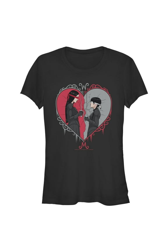 Juniors Wednesday Face to Face T Shirt