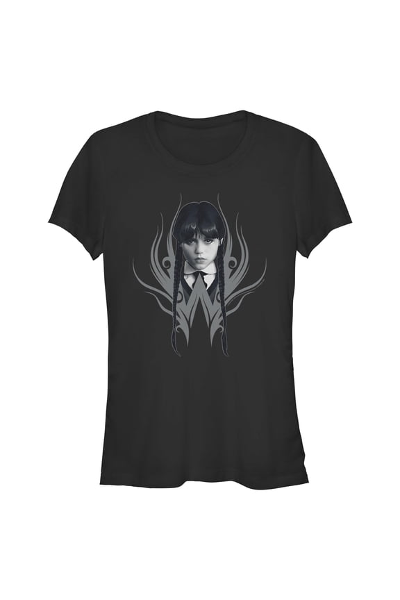 Juniors Wednesday Modern Portrait T Shirt