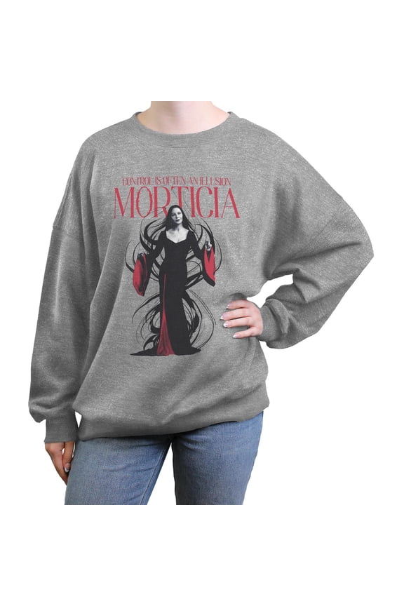 Juniors Wednesday Morticia Control Is an Illusion Sweatshirt