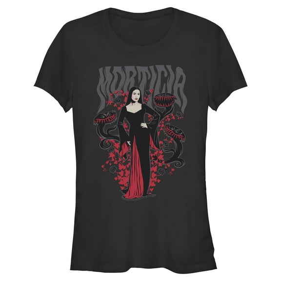 Juniors Wednesday Morticia and Cleopatra T Shirt