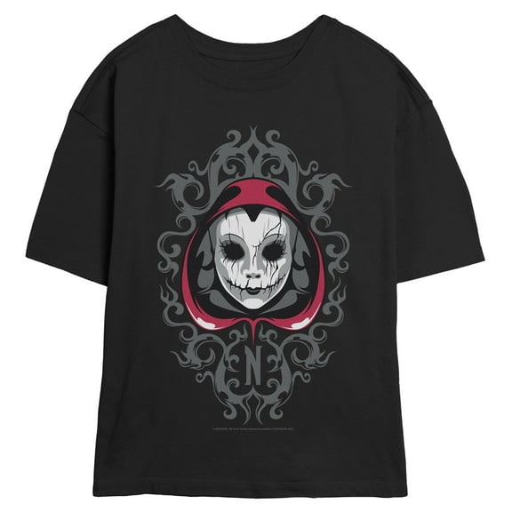 Juniors Wednesday Mysterious Face T Shirt