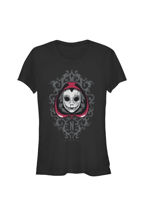 Juniors Wednesday Mysterious Mask T Shirt