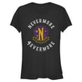 thumbnail image 1 of Juniors Wednesday Nevermore 4evermore T Shirt, 1 of 2