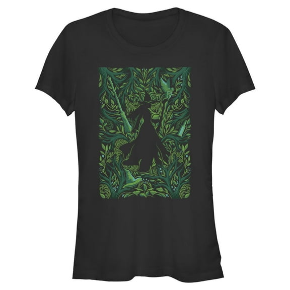 Juniors Wicked: For Good Elphaba Forest Green Poster T Shirt